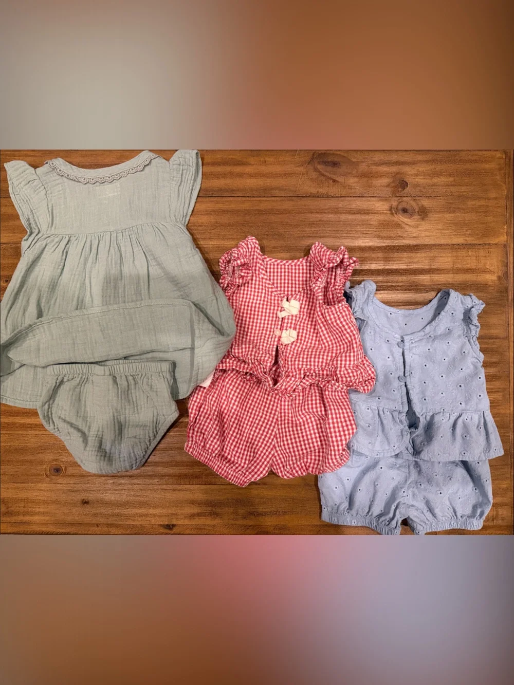 Little Planet Organic Cotton 9M 3 Outfit Sets